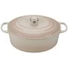 Dutch Ovens & Brasiers Le Creuset 9 1/2 Qt. Signature Oval Dutch Oven W/Stainless Steel Knob - Meringue 1 Dutch Ovens & Brasiers Le Creuset 9 1/2 Qt. Signature Oval Dutch Oven W/Stainless Steel Knob - Meringue