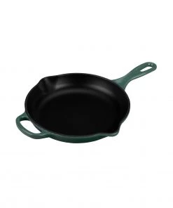 Le Creuset 9" (1 3/8 Qt.) Signature Iron Handle Skillet - Artichaut