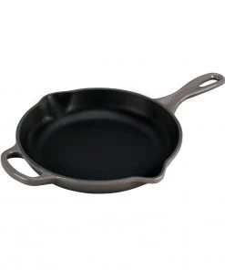 Le Creuset 9" (1 3/8 Qt.) Signature Iron Handle Skillet - Oyster Frypans & Skillets