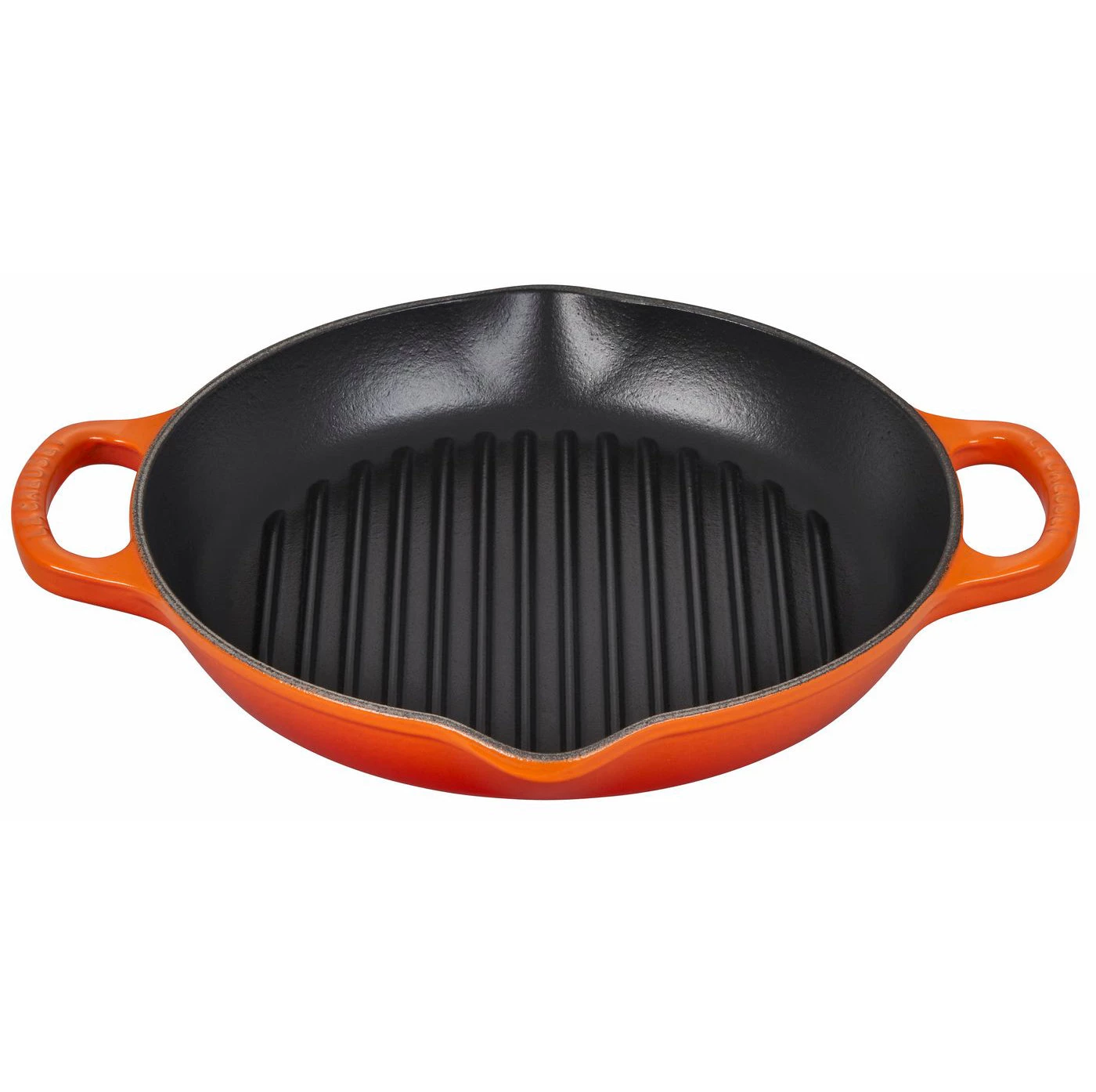 Le Creuset 9.75" Signature Deep Round Grill Pan - Flame Grill Pans & Griddles 3 Le Creuset 9.75" Signature Deep Round Grill Pan - Flame Grill Pans & Griddles