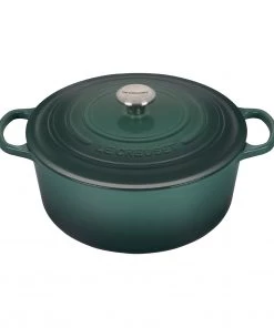 Le Creuset 9 Qt. Signature Round French Oven W/Stainless Steel Knob - Artichaut