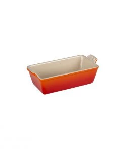Bread & Loaf Pans Le Creuset 9" X 5" X 3" (1 1/2 Qt./1 Lb.) Heritage Loaf Pan - Flame