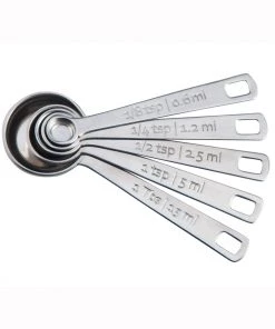 Le Creuset Measuring Spoons - Set Of 5 - Stainless Steel Measuring Cups & Spoons