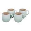 Le Creuset Set Of 4 - 13 Oz. Heritage Mugs - Ice Green