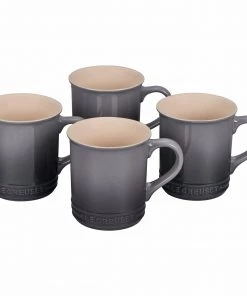 Le Creuset Set Of 4 - 14 Oz. Mugs - Oyster