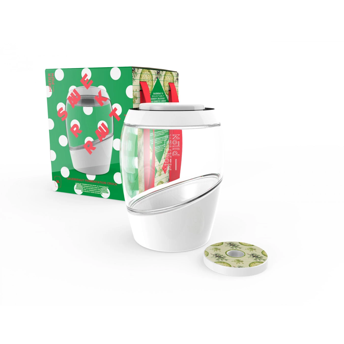 Canning Tools & Supplies Mortier Pilon Special Edition Sauerkraut Fermentation Crock 2L 3 Canning Tools & Supplies Mortier Pilon Special Edition Sauerkraut Fermentation Crock 2L