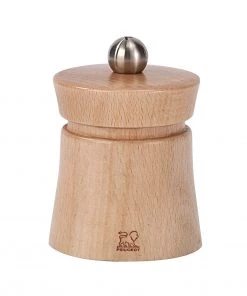 Peugeot Baya Natural Salt Mill - 8cm/3"