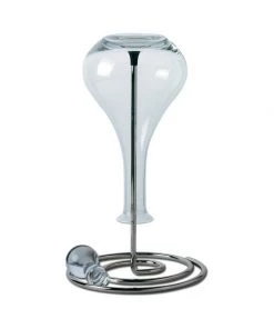 Peugeot Revolution Draining Stand For Decanters - 13" - Nickel Plated