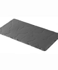 Revol Basalt Rectangular Plate - 11.75" X 6.25" X 0.25" - Slate
