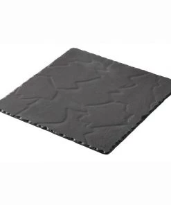 Revol Basalt Square Plate - 7.75" X 7.75" X 0.25" - Slate
