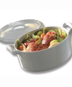 Revol Belle Cuisine Cocotte With Lid 45Cl - White