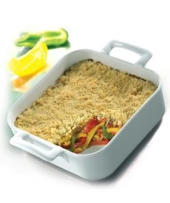 Bakers & Casseroles Revol Belle Cuisine Deep Square Baking Dish 1.6L - White