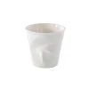 Glasses Revol Froisses - 2 3/4 Oz. Espresso Crumpled Tumbler - White