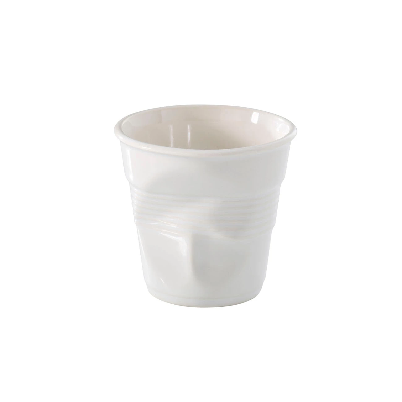 Glasses Revol Froisses - 2 3/4 Oz. Espresso Crumpled Tumbler - White 3 Glasses Revol Froisses - 2 3/4 Oz. Espresso Crumpled Tumbler - White