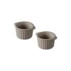 Ramekins & Souffles Revol Les Naturels Set Of 2 Ramekins - 4.5 Oz. - Sesame Grey