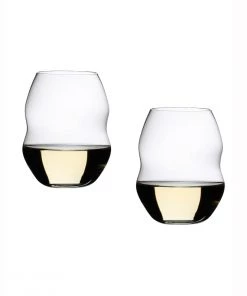 Riedel Swirl White Wine Glasses - Set Of 2
