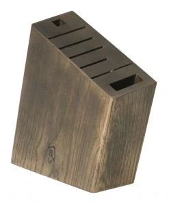 Shun 8-Slot Angled Block Knife Storage