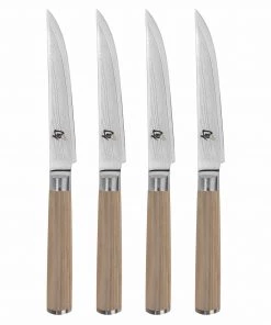 Shun Classic Blonde 4 Pc Steak Knife Boxed Set Steak Knives