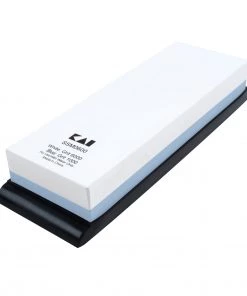 Knife Sharpeners Shun Combination Whetstone W/Rubber Base #1000/#6000