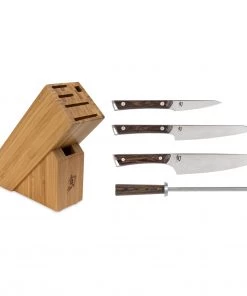 Knife Sets Shun Kanso 5 Pc Starter Block Set