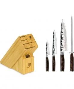 Shun Premier 5 Pc Starter Knife Block Set