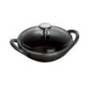 Woks Staub Baby Wok - 0.5QT - 6 1/2" - Black Matte