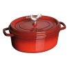 Staub Coq Au Vin Cocotte - 5.75Qt - Cherry Dutch Ovens & Brasiers