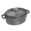 Dutch Ovens & Brasiers Staub Coq Au Vin Cocotte - 5.75Qt - Graphite Grey
