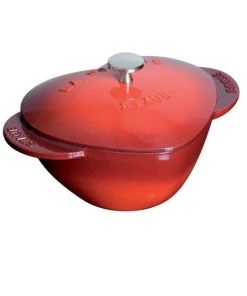 Serveware Staub Heart Shape Cocotte - 1.75Qt - Cherry