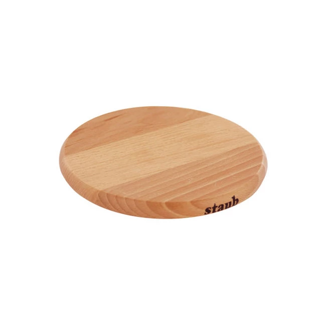 Staub Magnetic Wooden Trivet - 6" - Medium - Round 3 Staub Magnetic Wooden Trivet - 6" - Medium - Round