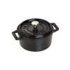 Ramekins & Souffles Staub Mini Round Cocotte - 0.75Qt - Black Matte