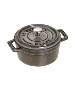 Staub Mini Round Cocotte - 0.75Qt - Graphite Grey Ramekins & Souffles