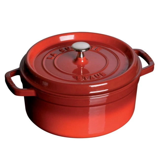 Dutch Ovens & Brasiers Staub Round Cocotte - 2.75Qt - Cherry 3 Dutch Ovens & Brasiers Staub Round Cocotte - 2.75Qt - Cherry