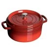 Staub Round Cocotte - 7Qt - Cherry Dutch Ovens & Brasiers
