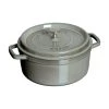 Dutch Ovens & Brasiers Staub Round Cocotte - 5.5Qt - Graphite Grey