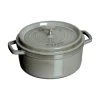 Dutch Ovens & Brasiers Staub Round Cocotte - 7Qt - Graphite Grey