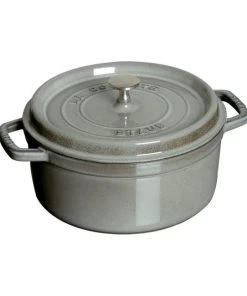 Staub Round Cocotte - 13.25Qt - Graphite Grey
