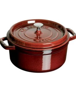Staub Round Cocotte - 7Qt - Grenadine Dutch Ovens & Brasiers