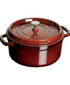 Staub Round Cocotte - 9Qt - Grenadine