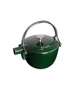 Tea Kettles And Accessories Staub Round Teapot/Kettle - 1QT - Basil