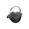 Tea Kettles And Accessories Staub Round Teapot/Kettle - 1QT - Black Matte