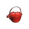 Tea Kettles And Accessories Staub Round Teapot/Kettle - 1QT - Cherry