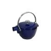 Tea Kettles And Accessories Staub Round Teapot/Kettle - 1QT - Dark Blue