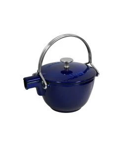 Tea Kettles And Accessories Staub Round Teapot/Kettle - 1QT - Dark Blue