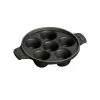 Specialty Cookware Staub Snail Dish W/6 Holes - 5.75" Black Matte