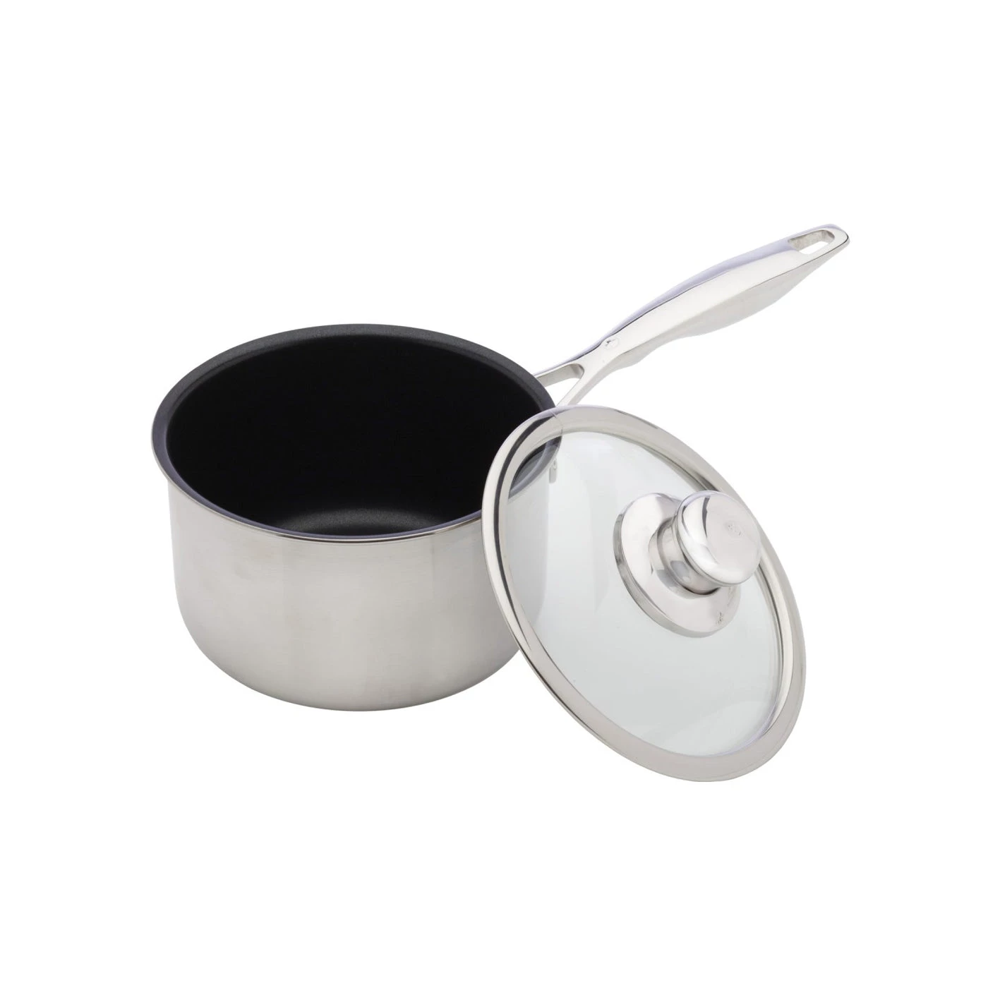 Swiss Diamond - 6.3" Prestige Clad Sauce Pan W/Lid Saucepans & Sauciers 3 Swiss Diamond - 6.3" Prestige Clad Sauce Pan W/Lid Saucepans & Sauciers