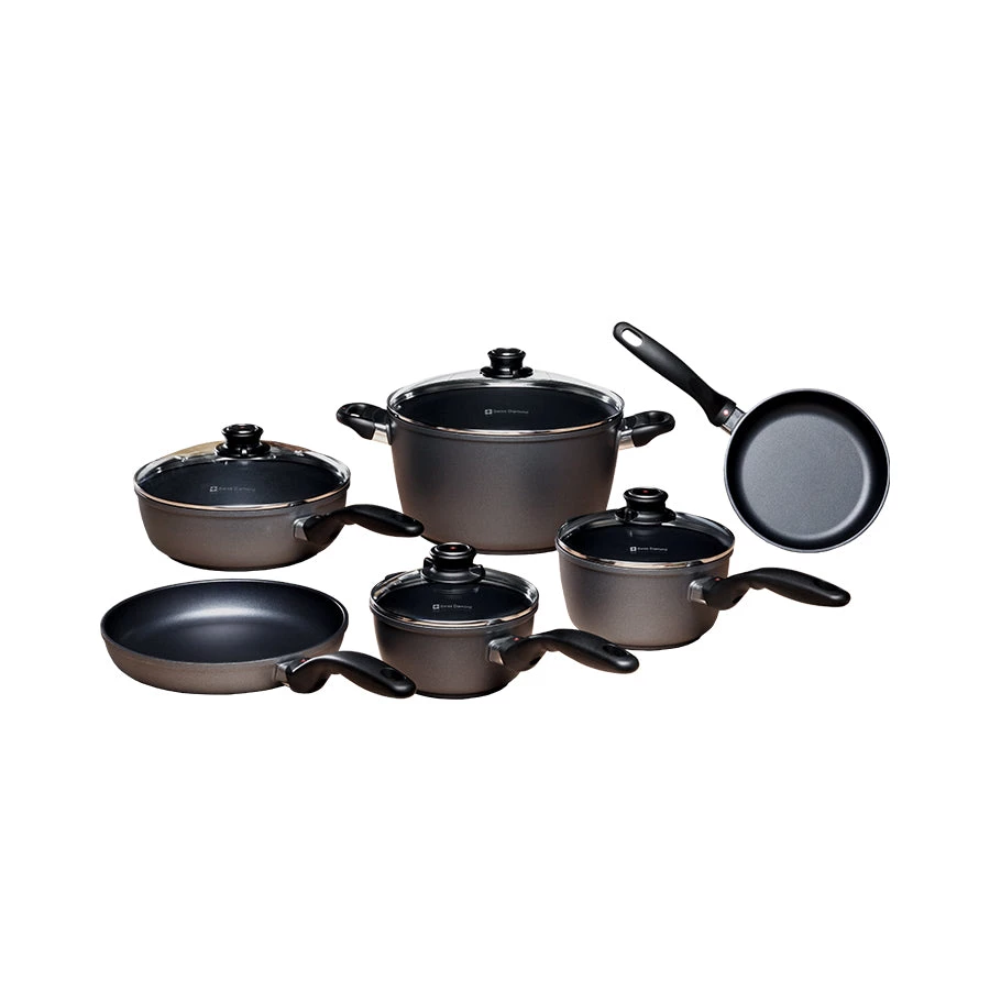 Swiss Diamond - 10 Pc Cookware Set Cookware Sets 3 Swiss Diamond - 10 Pc Cookware Set Cookware Sets