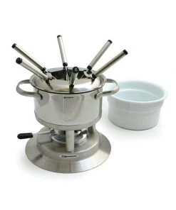 Fondue Sets Swissmar Arosa 11Pc Stainless Fondue Set