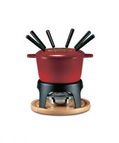 Swissmar Sierra 3-in-1 Fondue Set - Cherry Red