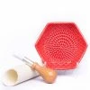 The Grate Plate Handmade Ceramic 3-Pc Grater Set - Red 1 The Grate Plate Handmade Ceramic 3-Pc Grater Set - Red